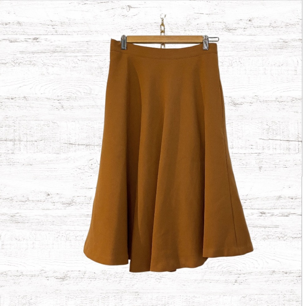 NWT Brown Pink Martini A-line skirt.